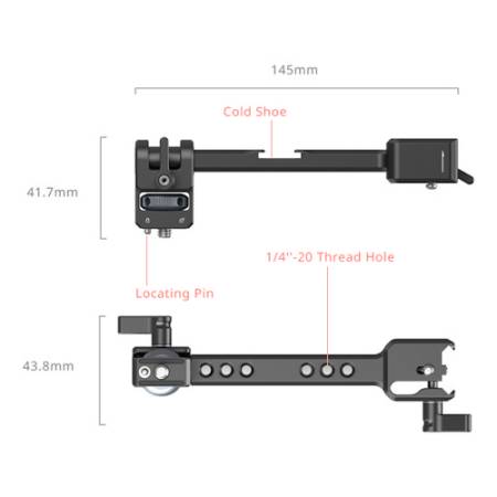 SmallRig 5337 - uchwyt do monitora podglądowego do DJI RS Series_Wymiary_3